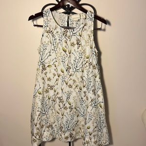 CYNTHIA ROWLEY 100% LINEN SWING DRESS